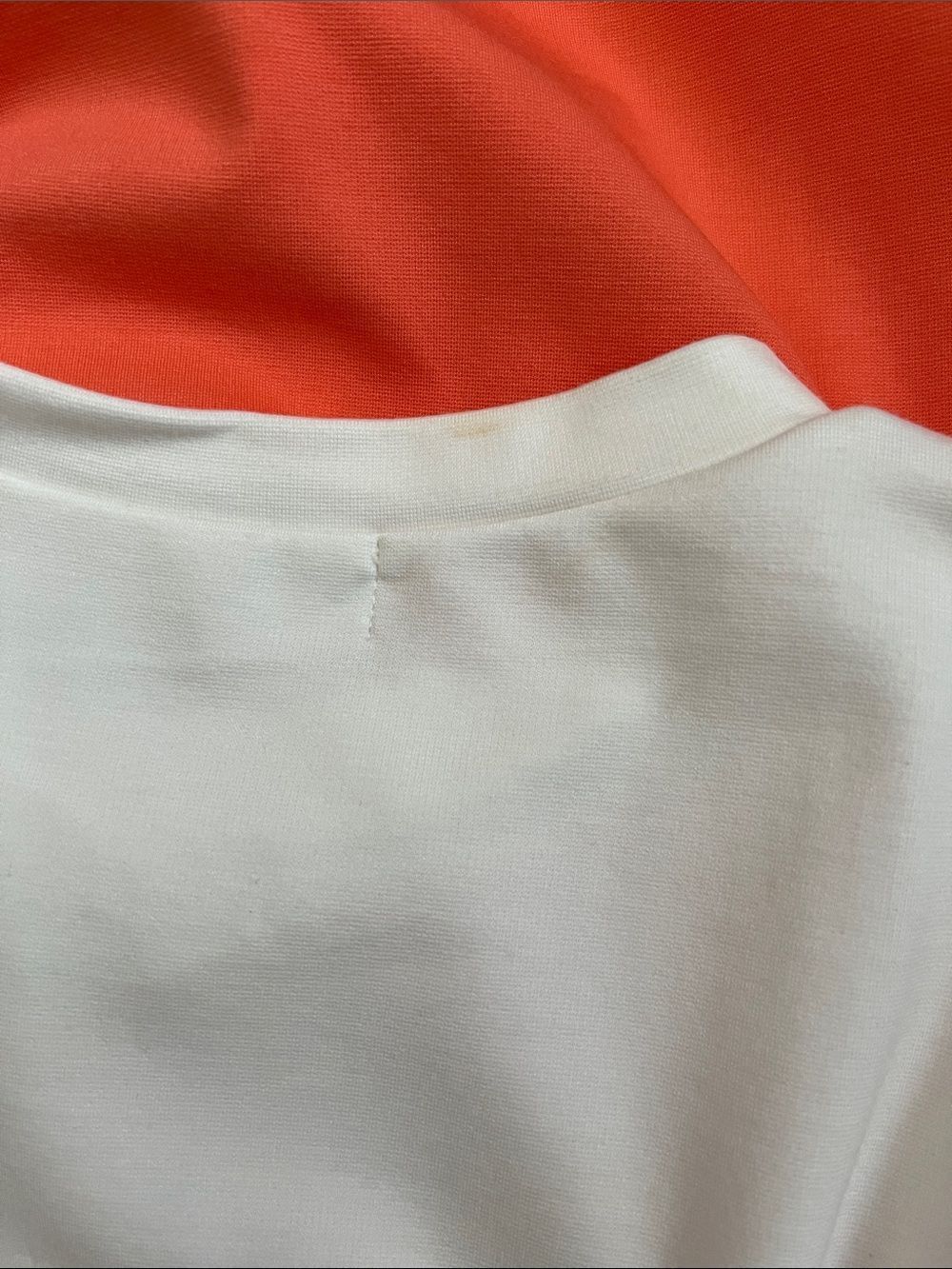 NWT Sonnet James A Play Dress Doutzen in Pale Orange and Cream Size XS - Picture 12 of 13